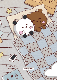 Cute Sleeping Baby Panda