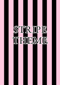 STRIPE THEME-BLACK&PINK