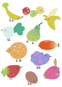 Fruit birds!