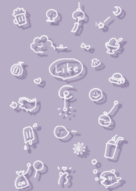 Fashionable icon Purple11_2