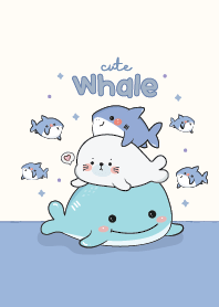 Whale cute with friends :D