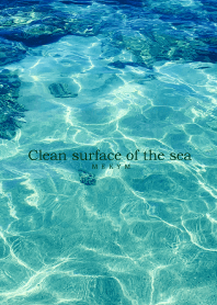 clean surface of the sea-BLUE GREEN 24