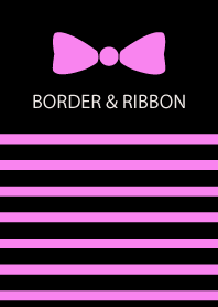 BORDER & RIBBON -Pink Ribbon 28-