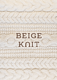 warm knit [beige]