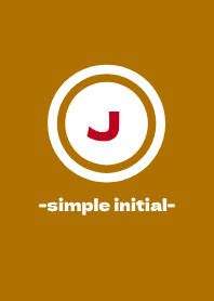 simple initial-J- THEME 27