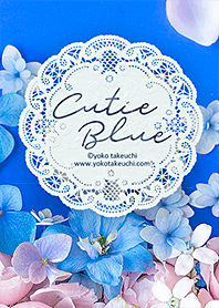 Cutie Blue ～かわいい青の花アレンジ～