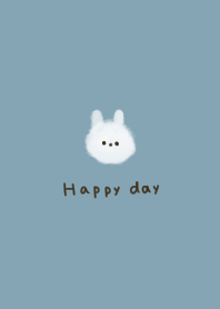 Soft. Rabbit. Blue beige.