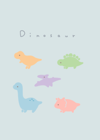 5 semi real dinosaurs NL/ lightblue WH