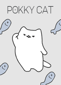 POKKY CAT simple white