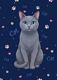 Lucky Thai Cat: Korat Cat (Blue)