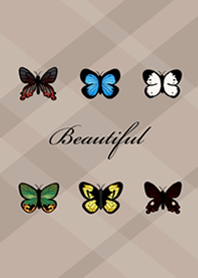 ผีเสื้อน่ารักและมีเสน่ห์!(สีน้ำตาล)