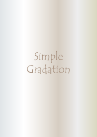 Simple Gradation -WHITEGOLD-