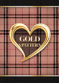Gold Heart - Plaid  - 01 F-10