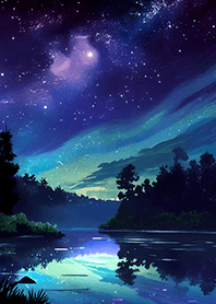 Beautiful starry night view#1819