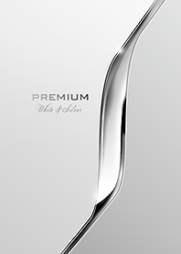 Premium White & Silver