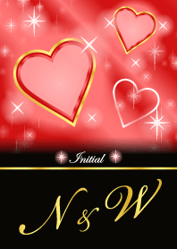 N&W -Initial-Love forecast-Red Heart