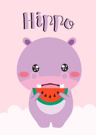 Simple Cute Hippo