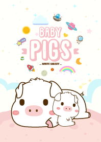 Baby Pig Galaxy White