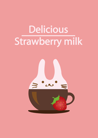 Delicious Strawberry Bubble-Rabbit