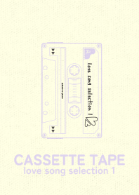Cassettetape_love keshizumi