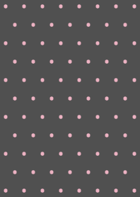 -Polka dots- grayblack pink