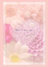 Flowers and hearts. Colorful 71