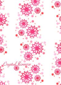 Crystal flowers -Pink-