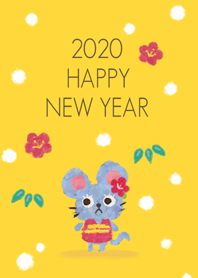 2020ねずみ年 ほんわかお正月 #2020 #新年