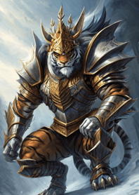 Golden Armored Tiger General d3mA