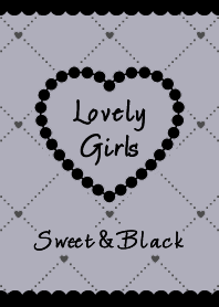 ♡Lavender&Black♡ハート&大人ガーリー