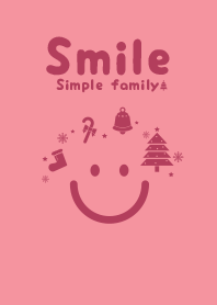 Smile & Xmas tree Cue Pid Pink