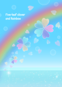 Five-leaf clover and Rainbow