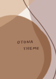 Adult fashionable art theme