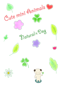 Cute mini animals Natural Dog white Ver.
