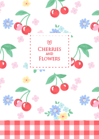 Cherries and flowers - for World