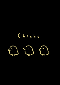 Yuru Chicks/black yellow