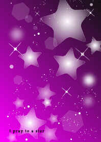 I pray to a star black pink from JAPAN