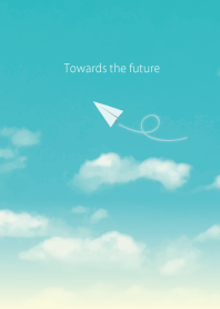 紙飛行機、想い乗せ