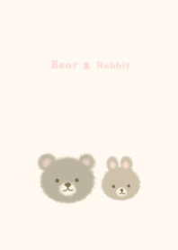 Bear & Rabbit 1 Gray