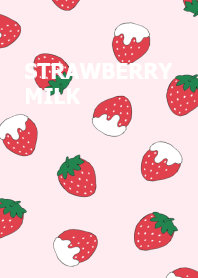 Cutie Pink Strawberry milk