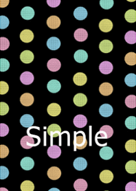 Simple and cute polka dot pattern4