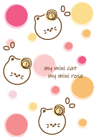 Cute cat & Cute rose 9