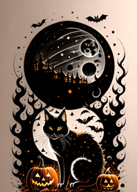 halloween cat f0a0e3