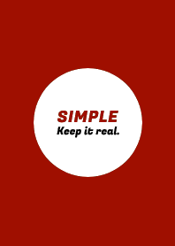 SIMPLE -Keep it real.- THEME 28