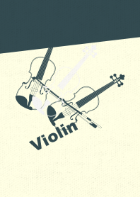 Violin 3clr Pearl white