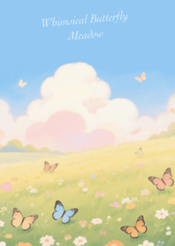 Whimsical Butterfly Meadow