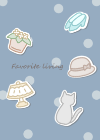 Favorite living -smoky blue-