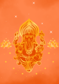 พระพิฆเนศ มูเตลู ส้ม