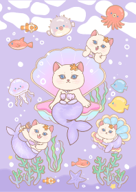 Cat mermaid summer 1
