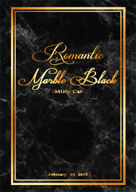 大理石紋理-浪漫黑色、金光閃閃